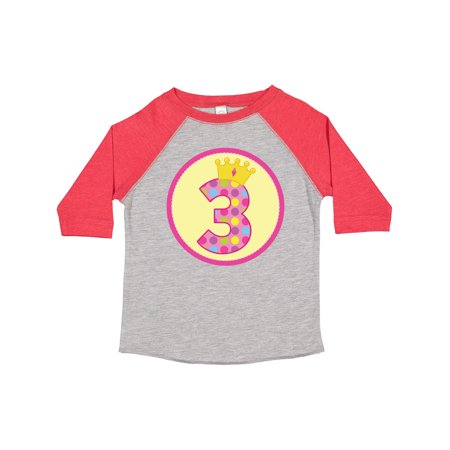 

Inktastic Princess 3rd Birthday Gift Toddler Toddler Girl T-Shirt