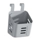 thumbnail image 5 of Cesta organizadora colgante de polímero, caja organizadora con gancho versátil, cesta colgante, cesta de almacenamiento para oficina sobre la puerta gris, 5 of 8