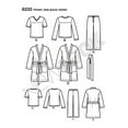 thumbnail image 7 of New Look Sewing Pattern 6233 - Unisex Pants, Robe and Knit Tops, Size: A (XS-XL), 7 of 7
