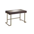 thumbnail image 3 of ACME Boice Desk in Espresso PU & Champagne, 3 of 3