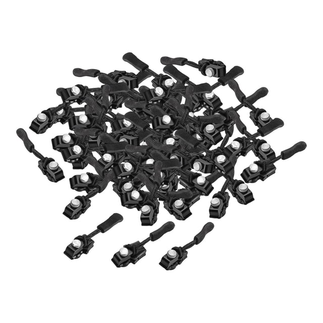Kit de reparación de cremalleras de 3 tamaños diferentes, cremalleras universales de instalación rápida, deslizadores, cabezales de cremallera para