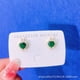 thumbnail image 4 of Regalo del Día de la Madre Conjunto de Corazón Rosa Pendientes de Collar de Circón Verde para Mamá, Regalo de Cumpleaños para Abuela Novia Esposa, Collar de Corazón de Temperamento Simple Aniversario ER, 4 of 5