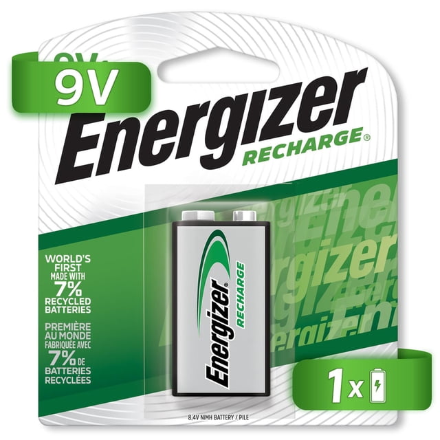 Pila Energizer 9v Recargable Blister 12 Unidades plateado