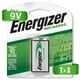 thumbnail image 1 of Pila Energizer 9v Recargable Blister 12 Unidades plateado, 1 of 7
