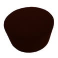 thumbnail image 4 of veasfak Ottoman slipcover with non-slip elastic bottom, stretch decoration, solid color, Coffee, 4 of 9