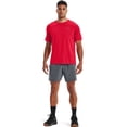 thumbnail image 1 of Under Armour T-Shirt Tech 2.0 pour Hommes, Rouge (600)/Graphite, TG, 1 of 3