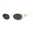 thumbnail image 1 of MIU MIU MU 06ZS 1425S0 Sunglasses White Frame Dark Grey Lenses 50mm, 1 of 2