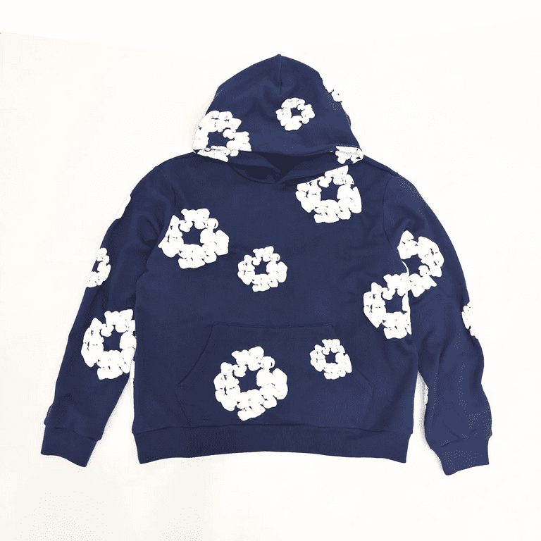 Mens flower hoodie discount