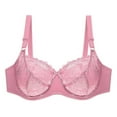 thumbnail image 1 of MesaSe Women‘s Plus Size Signature Lace Unlined Underwire Bra with Added Support, 1 of 7