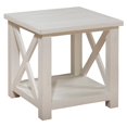 thumbnail image 1 of Bowery Hill Table d'Extrémité Carrée en Blanc, 1 of 3