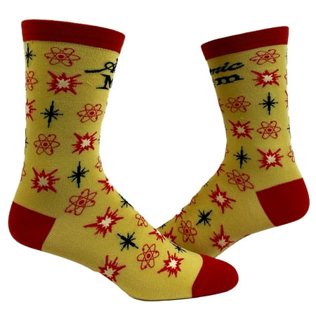 

Women s Atomic Mom Socks Funny Nerdy Science Atoms Graphic Novelty Footwear