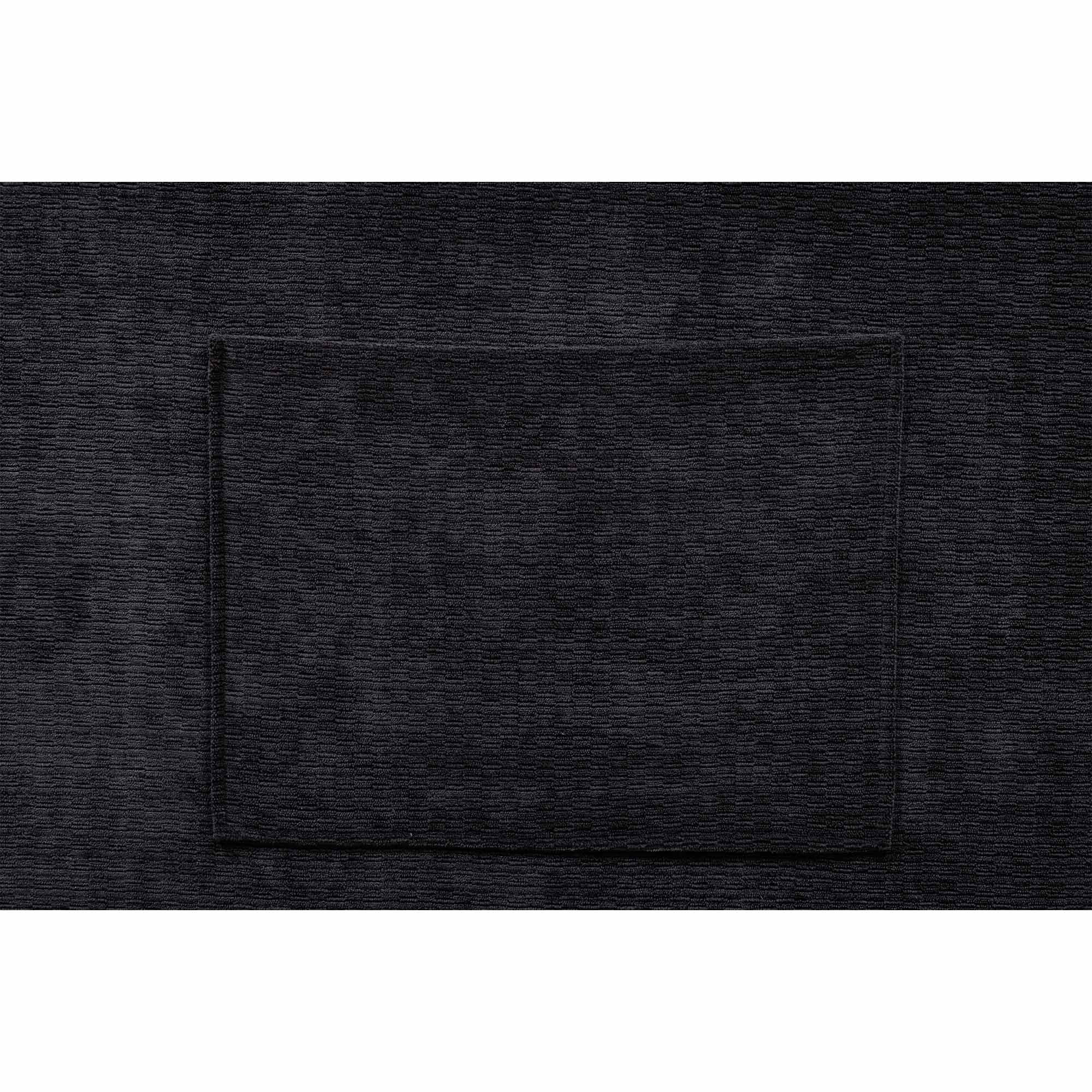 Lunale Oversized Modern Accent Chair with Ottoman, Lounge Reading Armchair, Single Sofa Chair for Living Room, Black Boucle