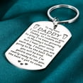 thumbnail image 6 of New Dad First Fathers Day Keychains Gifts for Dad Men Him Husband from Unborn Baby Son Daughter Bump Wife Future Daddy to Be Birthday Christmas Valentines Day Baby Announcements Pregnancy Keepsake Tag, 6 of 6