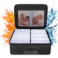 thumbnail image 1 of Caja de almacenamiento de fotos ignífuga ENGPOW con 16 fundas interiores para fotos de 4 x 6, 1 of 6