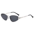 thumbnail image 5 of Lunettes Anti-Lumière en Métal Punk pour Femmes Mode Cyclisme Extérieur Hommes Lunettes Rétro Colorées UV400, 5 of 5