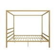 thumbnail image 3 of Modern Canopy Metal Bed, 3 of 8