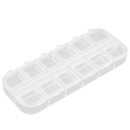 Electronic Component Dual Row 12 Slots Storage Case Box Organizer (Best Way To Store Electronic Components)