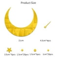 thumbnail image 3 of Stars Moon Wall Stickers, Waterproof Acrylic Mirror Removable Decals for DIY Home Decor, Living Room, Kid's Baby Bedroom & Bathroom Wall Art Mural, 3 of 4
