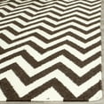 thumbnail image 3 of Safavieh Dhurries Bentley Geometric Runner Rug, Brown/Ivory, 2'6" x 10', 3 of 8
