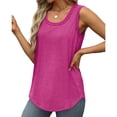 thumbnail image 6 of Womens Clothing Kelon Womens Summer Sleeveless Tank Tops Cowl Neck Fashion Beach Vacation Clothes Business Casual Outfit, M, 6 of 7