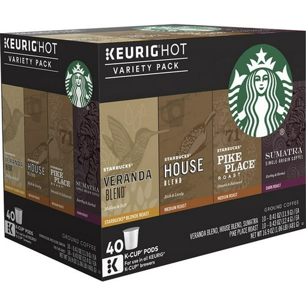 Starbucks Single Serve Coffee for Keurig, Roast Spectrum Variety Pack
