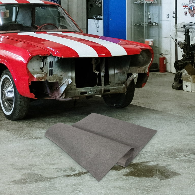 Floor Mat Flooring Cars Oil Absorbent Pads Oil Spill Mat Oil Mats Anti Skid Pads Garage Stuff for Men Man, Men's, Size: 150x90cm, Black