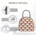 thumbnail image 4 of Easygdp Santa Claus bells Bolsa de Almuerzo Insulada Grande, Forro de Aluminio, Diseño Espacioso, a Prueba de Fugas, Ideal para Trabajo, Picnics, Viajes y Actividades al Aire Libre, 4 of 6
