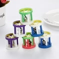 thumbnail image 4 of HLONK 10pcs Pet Cat Bell Ball Cylinder Shape Pet Colorful Teasing Toys Plastic Ringing Roller Toy for Cat Kitten (Random Color), 4 of 7