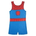 thumbnail image 2 of Marvel Spider-Man Gymnastics Leotard Cosplay Romper Toddler to Little Kid, 2 of 4