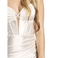 thumbnail image 5 of David’s Bridal, The Edit by DB Studio Women's Formal Illusion Lace Bodice Mermaid Dress, Full Length, Sculpting Satin, 5 of 5