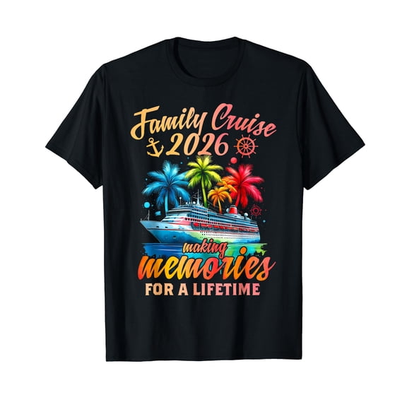 Family Cruise 2026 Family Matching Cruise Vacation Party T-Shirt