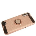thumbnail image 7 of Case for LG K52 Hybrid 360° Ring Armor Shockproof Dual Layers 2 in 1 Holder with Ring Stand for Magnetic Car Mount Cover for LG K52 by Xcell - Rose Gold, 7 of 7