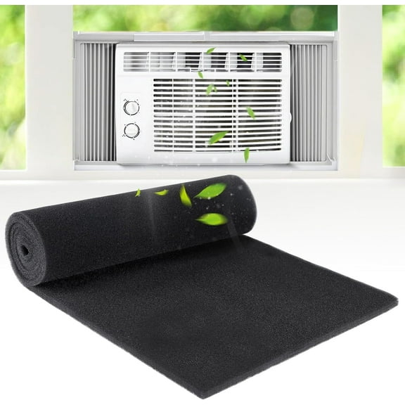 Yayun 1Pcs Window Air Conditioner Filters, 40PPI RV Air Conditioner Filters, 39 *16 inches Foam Pad Pre Filter, Can Cut to Fit for Most Air Conditioner Filters RV Accessories