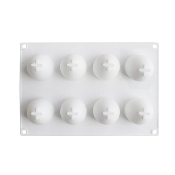Herramientas De Moldeo De Pasteles De Huevo De 8 Agujeros, Bandeja De Silicona Para Hornear Fondant Con Forma De Cupcake, Moldes De Espuma Para Postres, Molde Para Cupcakes Cateissary HA023473-00