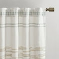 thumbnail image 4 of INK+IVY Boho Pattern 50W x 84L Cotton Printed Window Curtain Panel with Lining in Gray for Adults - Indoor, 4 of 5