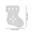 thumbnail image 2 of Santa Claus Snowflake Pendant Keychain Pendant Silicone Mold, 2 of 2