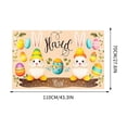 thumbnail image 3 of Weloille Easter Area Rug 1Pc, Cartoon Rabbit Egg Pattern Non-Slip Carpet, Soft Washable Absorbent Decorative Mat for Living Room Bedroom Entryway Easter Home Decor, 3 of 6