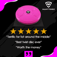 thumbnail image 3 of MANYTONEZ Waist Ab Trimmer Trainer Twist Board Machine Exercise Workout Fitness Equipment for Women, 3 of 9