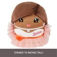 thumbnail image 4 of Barbie Cuutopia Plush, 10-inch Soft Pillow Doll with Peach Gown & Ruffled Sleeves, Collectible Toy, 4 of 7