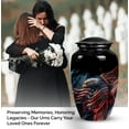 thumbnail image 2 of Eagle With American Flag Urn For Adult Ashes - Funeral Cremation Urns For Male & Female Remains - Decorative Urn For Human Ashes -Large Ashes Urns For Women & Men - Cremation Urn, 2 of 5