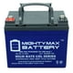 12V 35AH GEL de Remplacement Battery compatible avec Minn Kota Sevylor Marine – image 3 sur 6