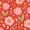Color 2, variant on Peel and Stick Wallpaper Pink Floral Green Leaves Orange Accents Red Wall Mural 23.6in x 9.8ft Self Adhesive Removable Wall Paper Renter Friendly Wallpaper for Nursery Bedroom Cabinets