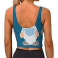 thumbnail image 3 of Kdxio Nurse Doctor Gnomes Print Workout Crop Tank Top for Women Racerback Yoga Tank Tops Athletic Sports Shirts Exercise Undershirts, 3 of 9