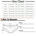 thumbnail image 2 of Bigersell Matching Underwear Clearance Ladies Underwear Panties Briefs Panty Style P-733 Polyester Cheeky Panties Thong Underwear Briefs High Waist Women's Panties Multicolor M, 2 of 8
