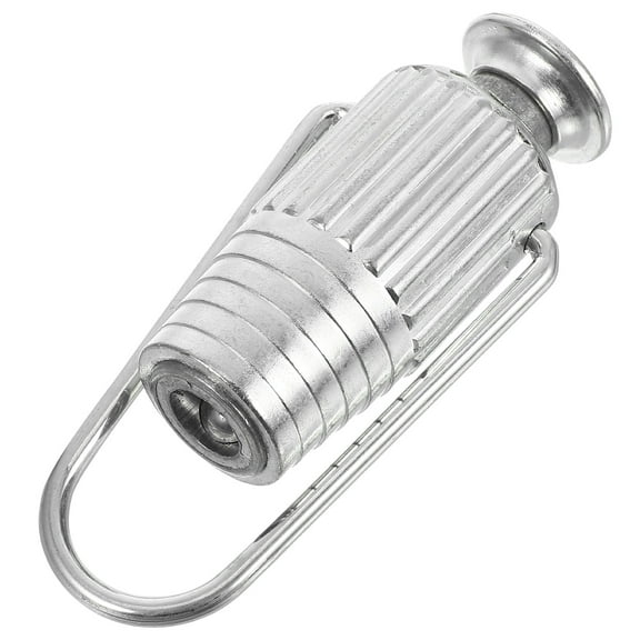 Aluminium Rope Tightener for Clotheslines and Tarps Silver Lightweight Durable Easy to Use NonSlip