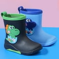 thumbnail image 4 of YUIVH Kids Rain Boots For Boys Girls Waterproof Kids Shoes Short Rain Boot For Child Rubber Rainboot Non- On Garden Mid Tube Boot Cute Fashion Rainboots, 4 of 4