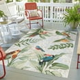 thumbnail image 5 of Erbanica Green Leaves Indoor Outdoor Rug, Unique Design, Easy to Clean, 5 of 5