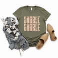 thumbnail image 4 of Gobble Gobble Block Distressed - Women's Short Sleeve Graphic T-Shirt, 4 of 12