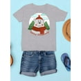thumbnail image 3 of Cute Polar Bear In Snow T-Shirt Juniors -Image by Shutterstock,  x-Small, 3 of 4