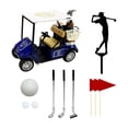 thumbnail image 3 of Adornos para tartas de cumpleaños de golf, decoración para selecciones de pasteles, adornos multiusos para magdalenas, decoraciones para pasteles para Carro Azul, 3 of 8